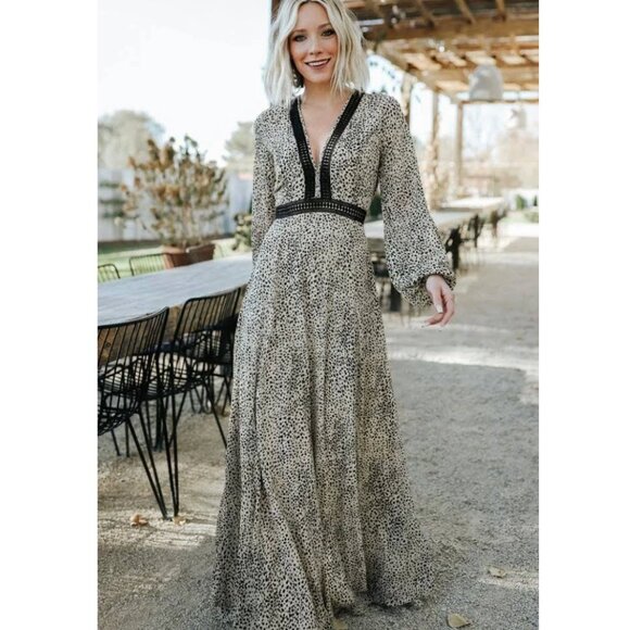 BALTIC BORN Cha Cha Print Maxi Dress - Picture 1 of 9